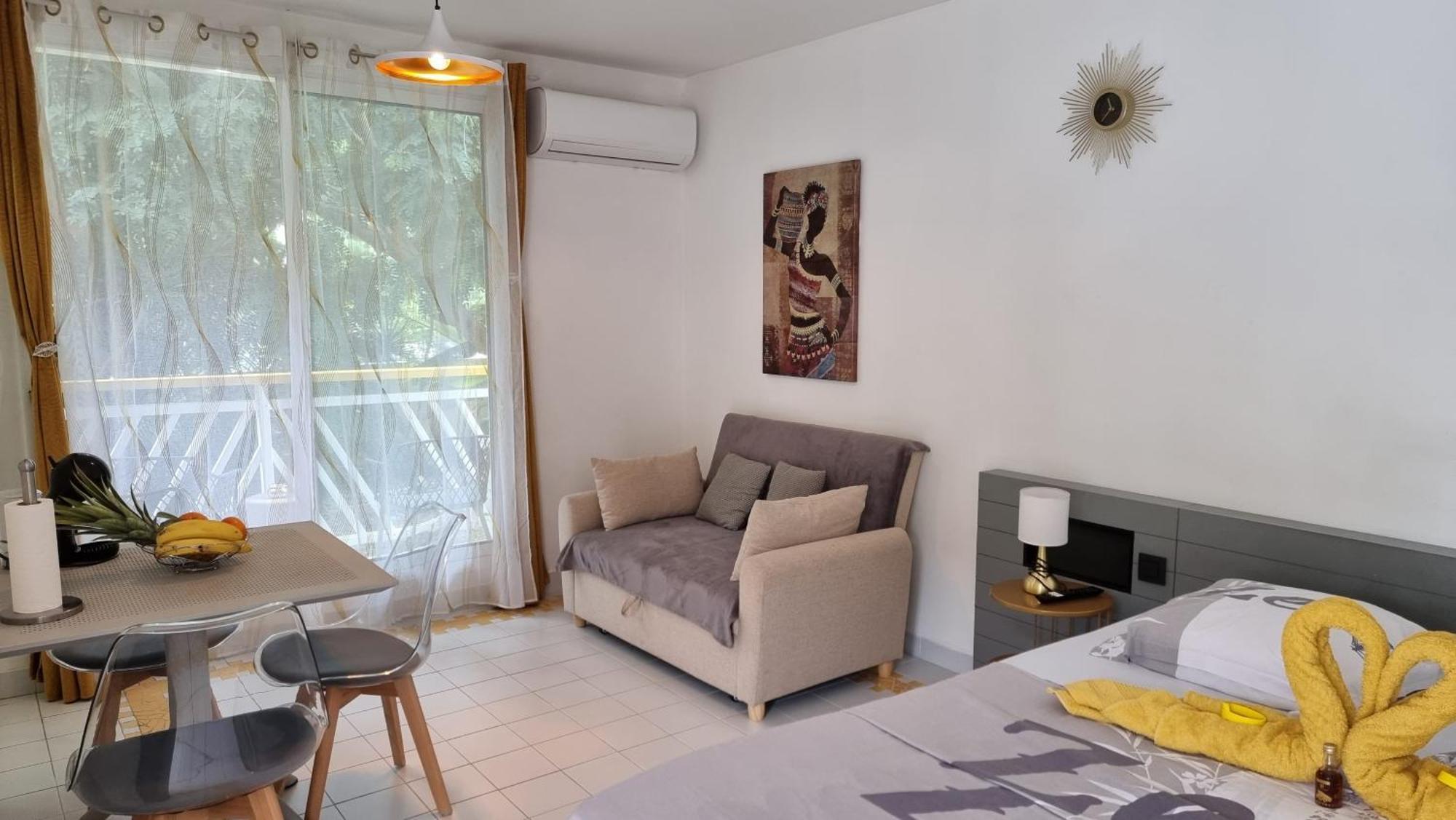 Studio Beachside Paradise Avec Citerne Tampon- Residence Manganao Сен-Франсуа Екстер'єр фото